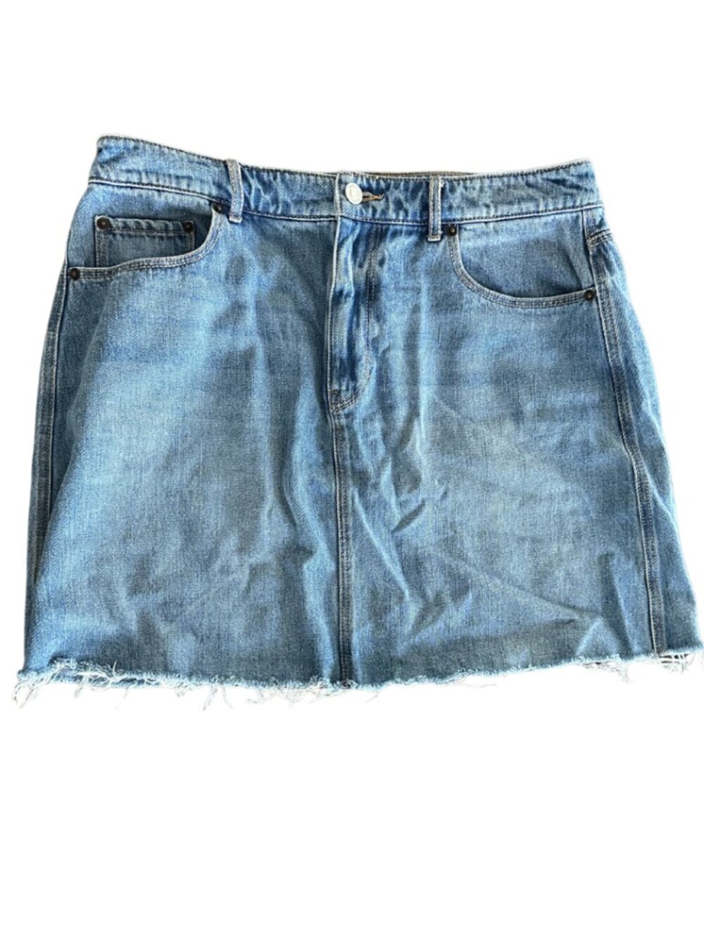 Denim Mini Skirt by Old Navy (Size 10)
